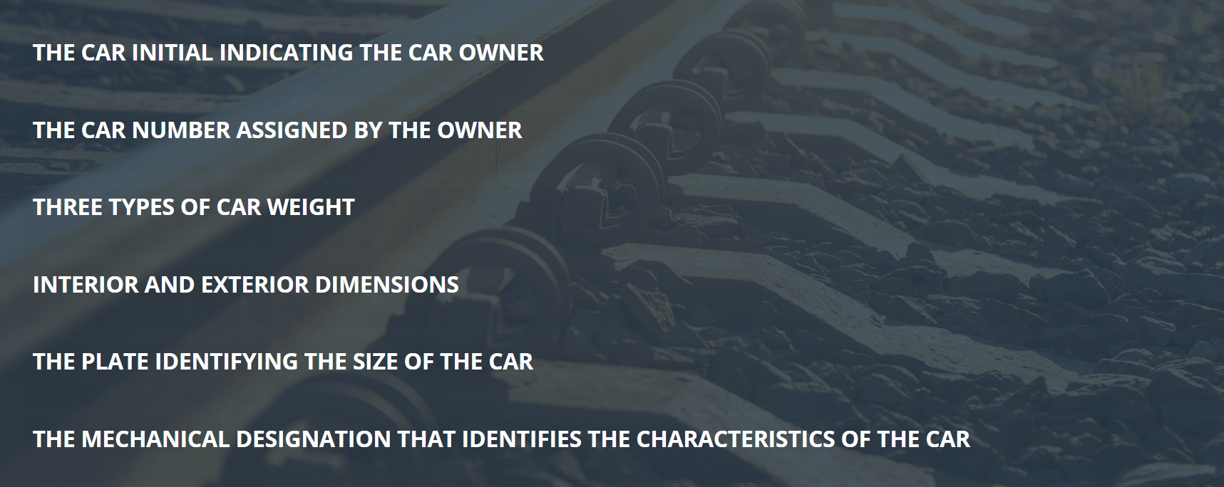 Chapter 7 Identifying Rail Equipment Through UMLER